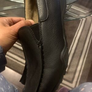 Boys Classic Black Loafers